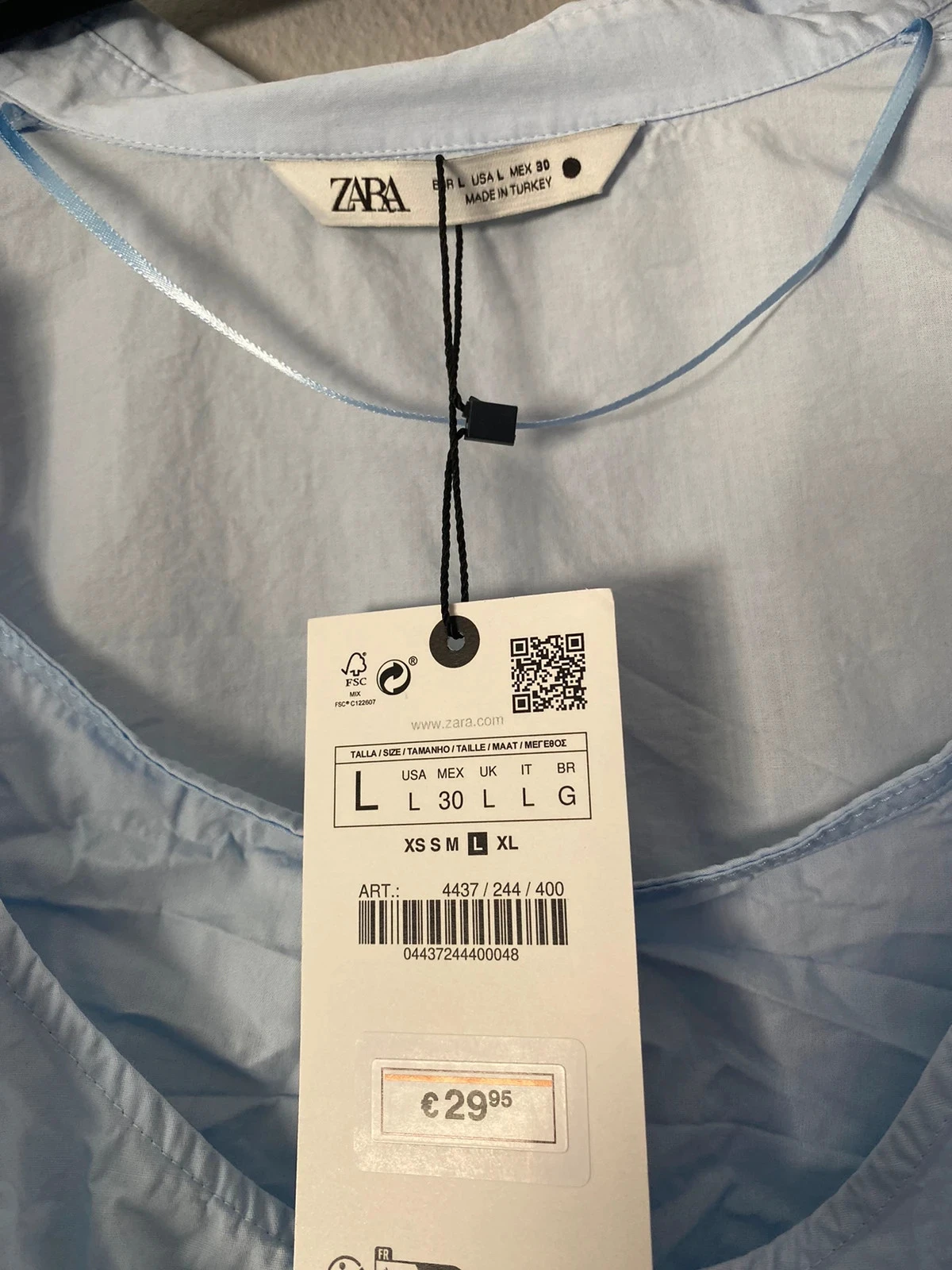 Chemise crop Zara – photo 5